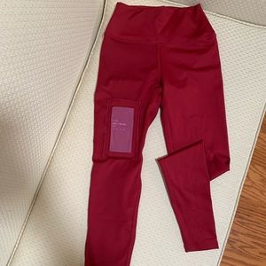 Lume Workout leggings. Brand New. Burgundy.